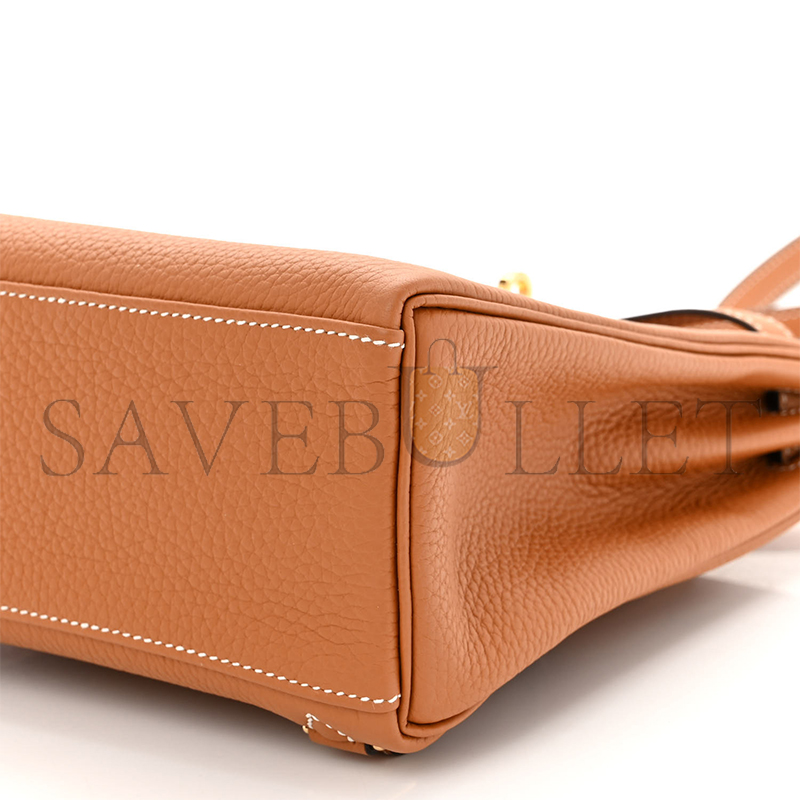 HERMES MASTER AURILLON CLEMENCE KELLY ADO BACKPACK TOFFEE  (23*22*10cm)